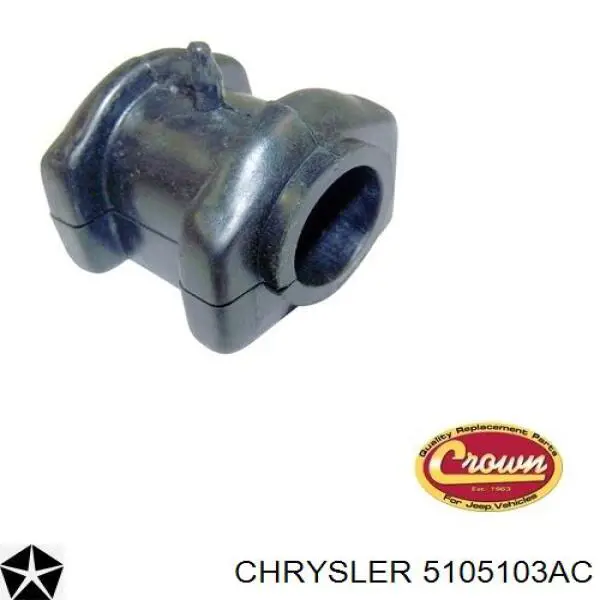 Buje de barra estabilizadora delantera Chrysler 5105103AC precio, desde 6,06 EUR