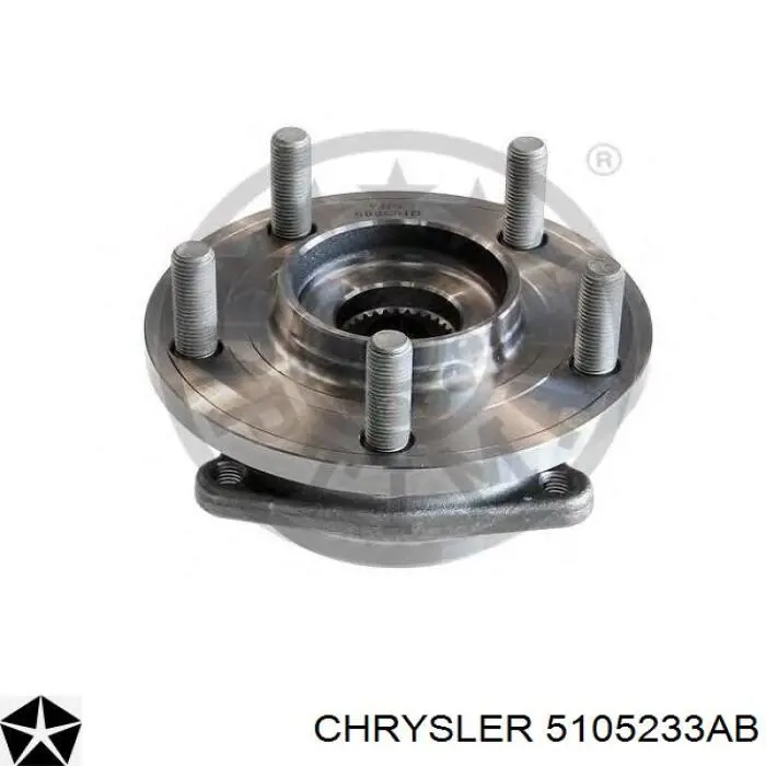 5105233AB Chrysler cubo de rueda delantero