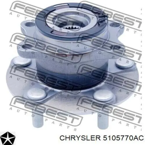 Buje de rueda Chrysler 5105770AC precio, desde 95,83 EUR