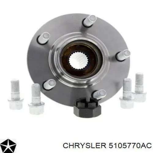 Comprar 5105770AC Chrysler Cubo de rueda, Eje trasero