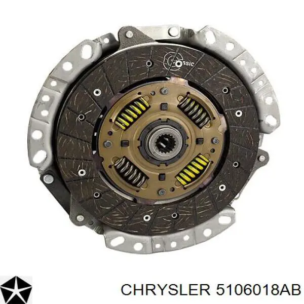 5106018AB Chrysler kit de embrague (3 partes)