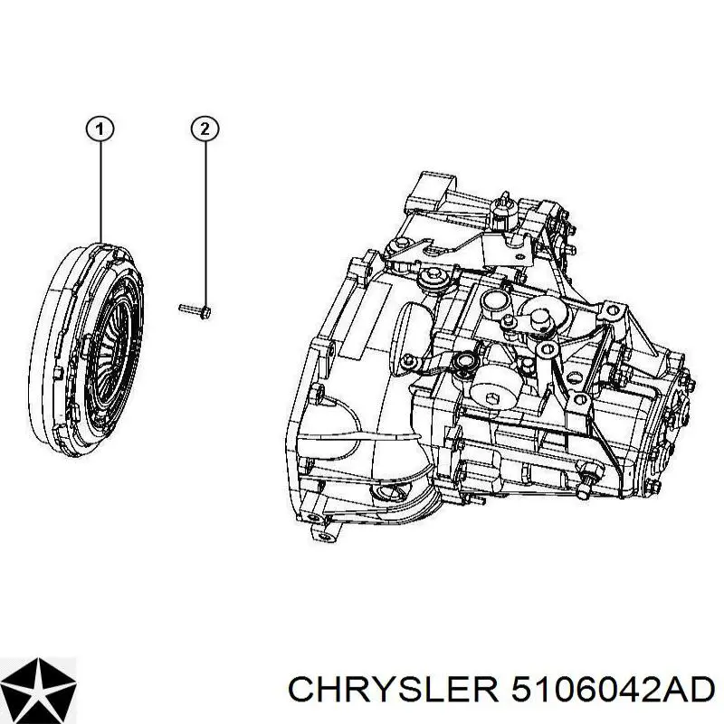 Mecanismo de embrague Chrysler 05106042AC precio, desde 328,92 EUR