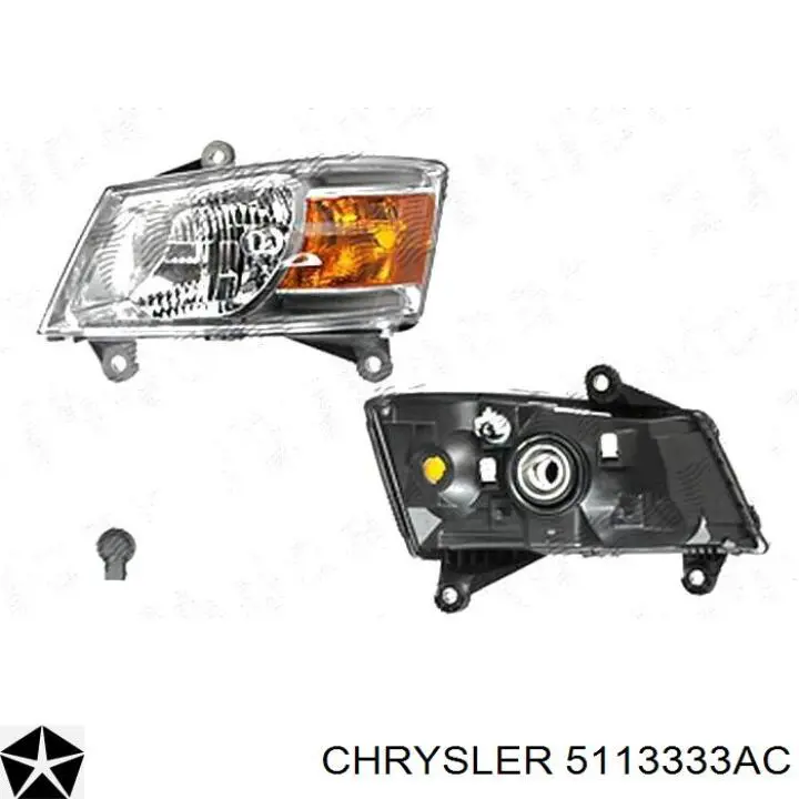 5113333AC Chrysler faro izquierdo