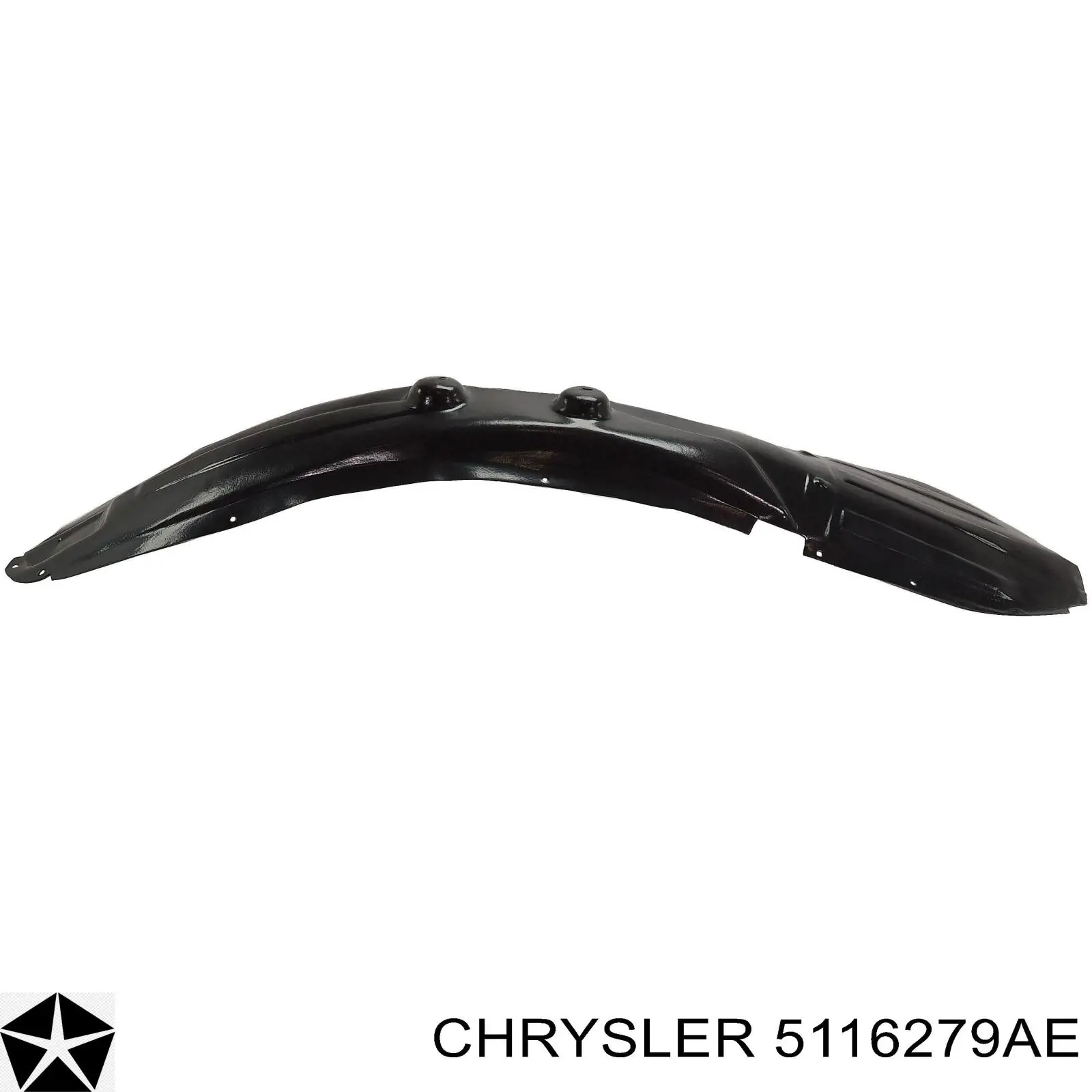 Comprar 5116279AE Chrysler Guardalodos interior izquierdo, guardafango delantero
