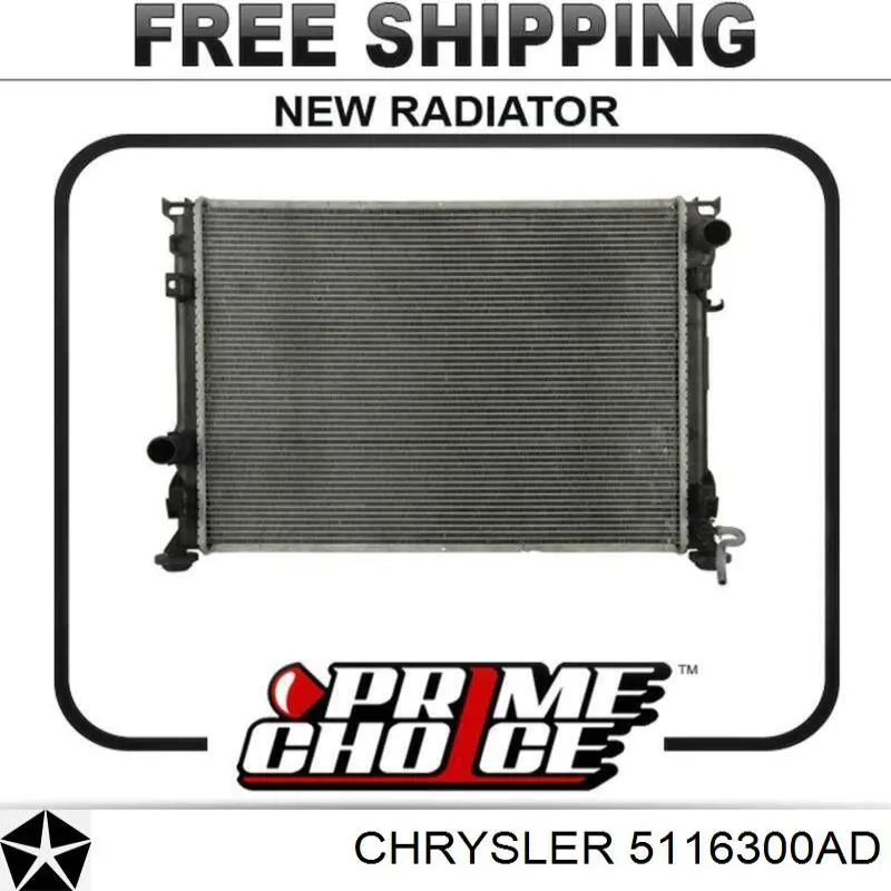 5116300AD Chrysler soporte de radiador completo