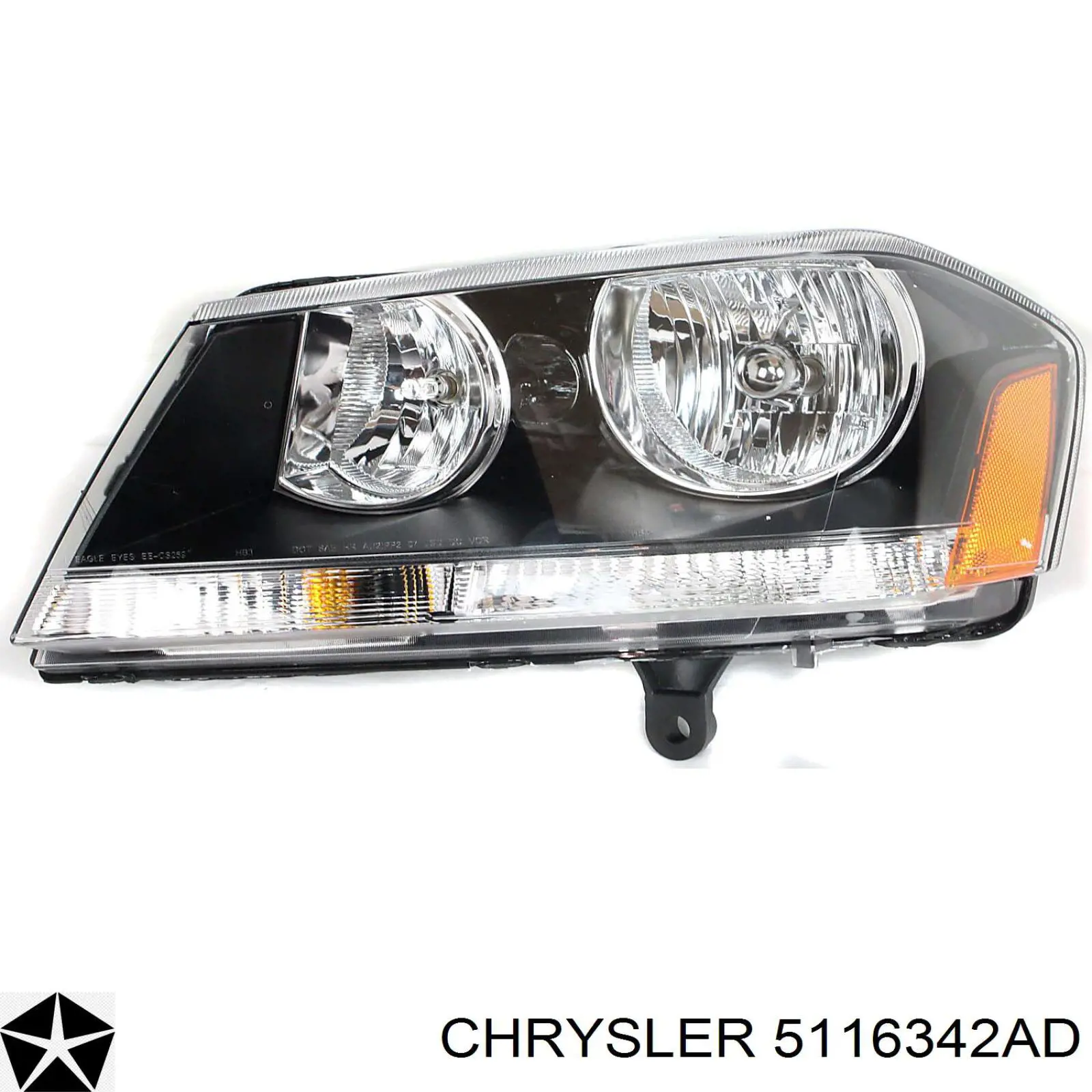 5116342AD Chrysler faro derecho