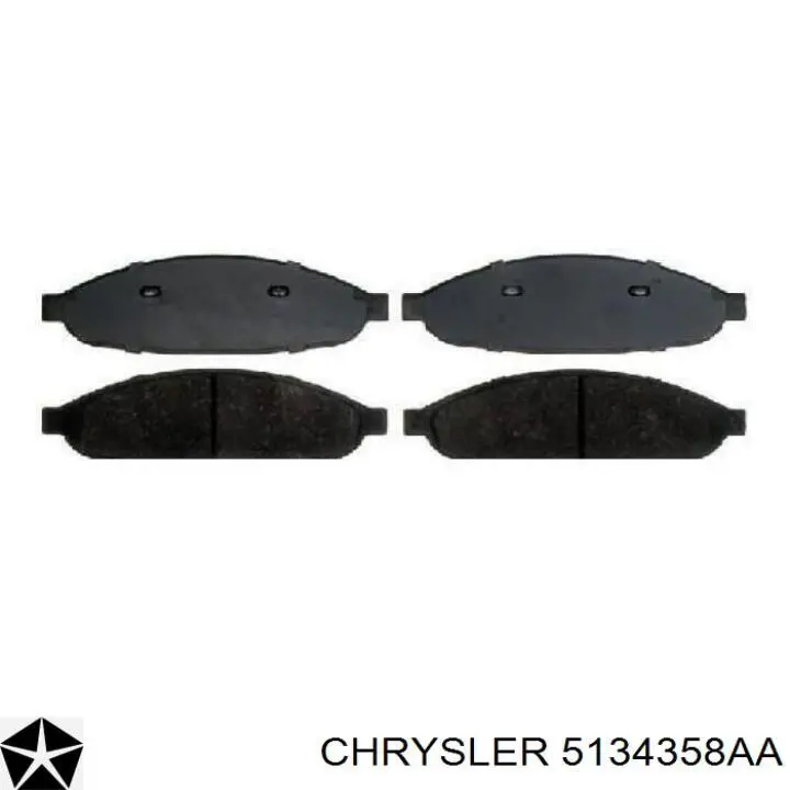 5134358AA Chrysler pastillas de freno delanteras