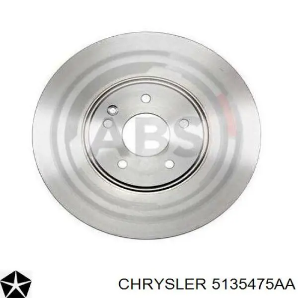 5135475AA Chrysler disco de freno delantero