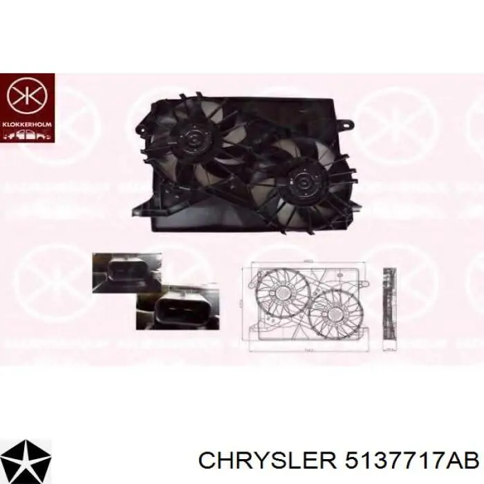 Comprar Ventilador del motor Chrysler 300 C 