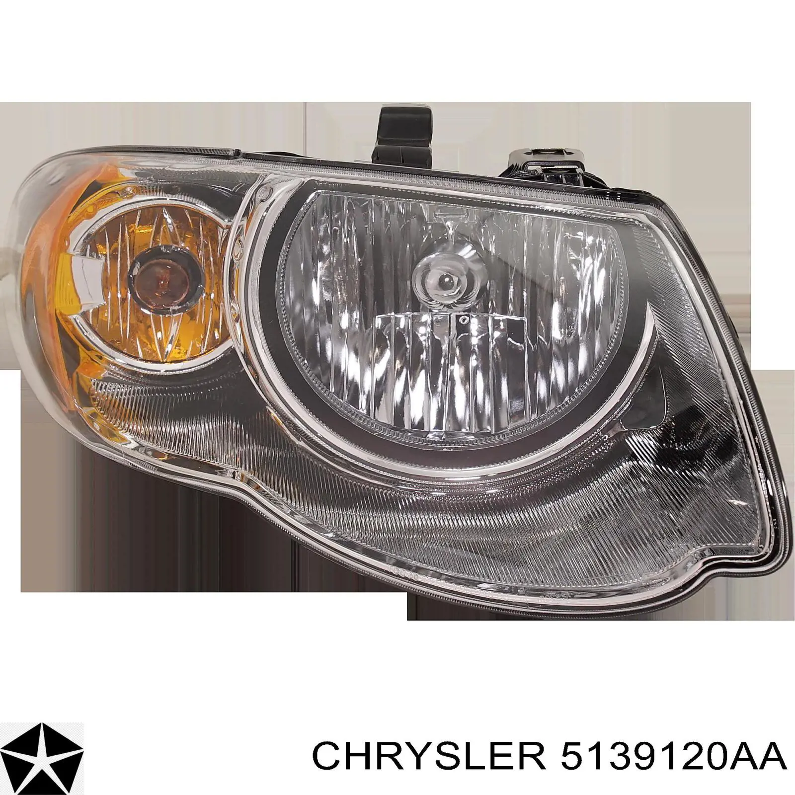 5139120AA Chrysler parachoques delantero