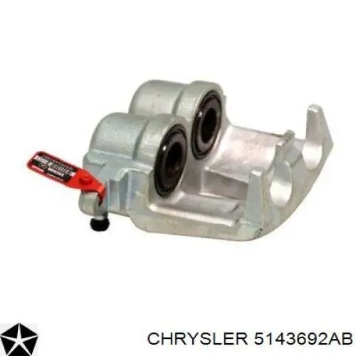 Pinza de freno delantera derecha 5143692AC Chrysler