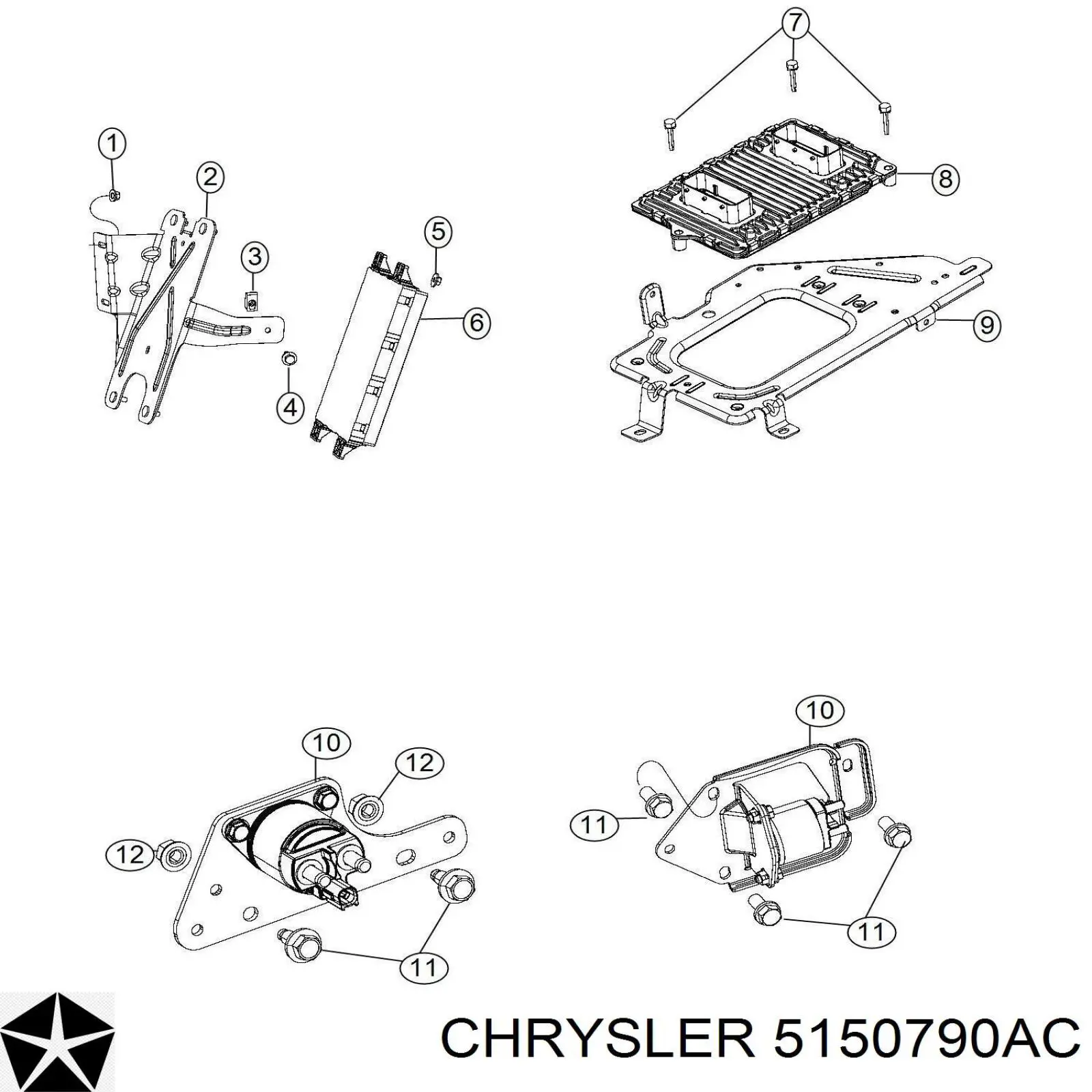 5150790AC Chrysler