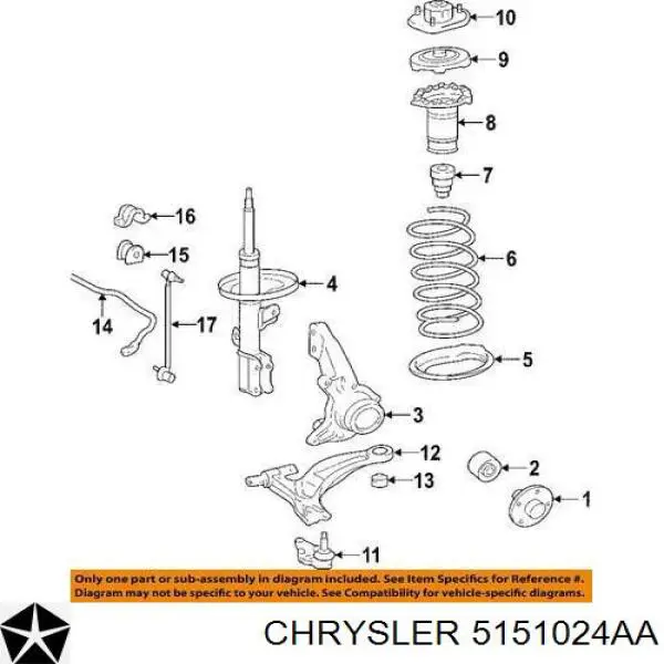  Chrysler 5151024AA precio, desde 66,57 EUR