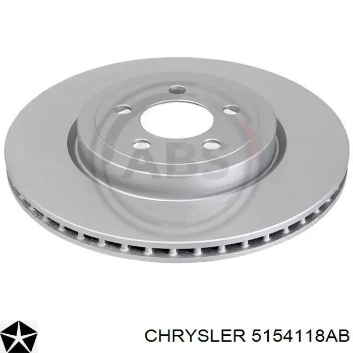 5154118AB Chrysler freno de disco delantero