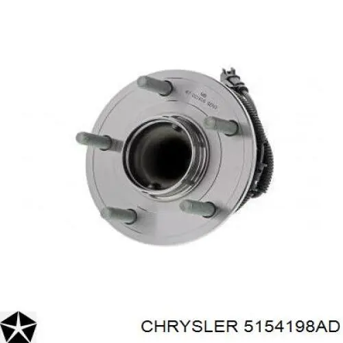 5154198AD Chrysler cubo de rueda trasero