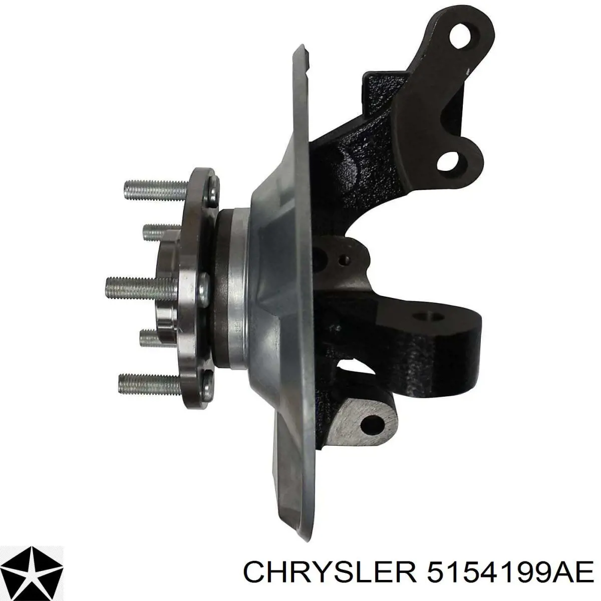 5154199AE Chrysler cubo de rueda delantero