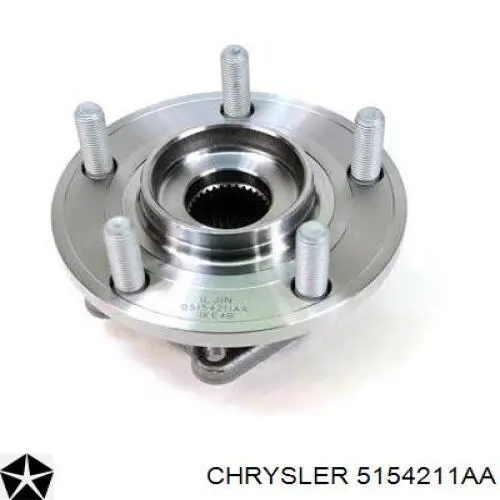 5154211AA Chrysler cubo de rueda delantero