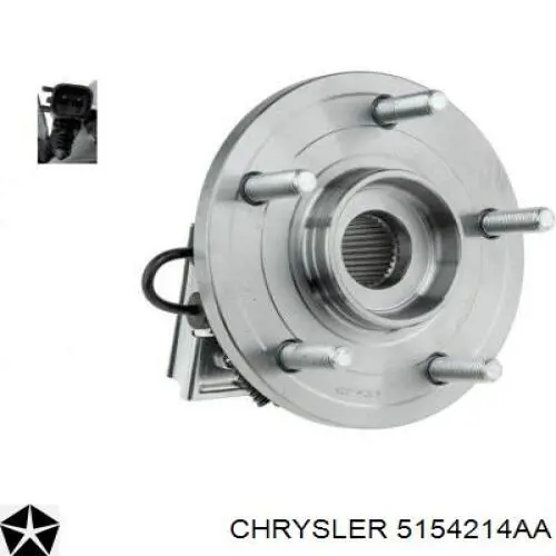 5154214AA Chrysler Cubo delantero