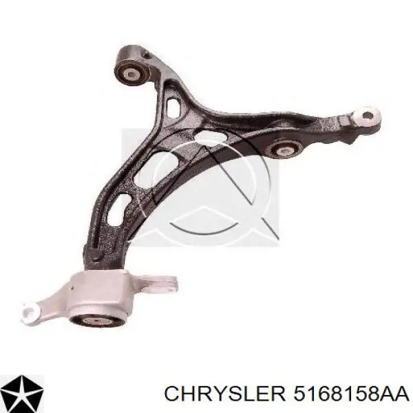 Brazo inferior derecho de la suspensión delantera Chrysler 5168158AA precio, desde 131,90 EUR