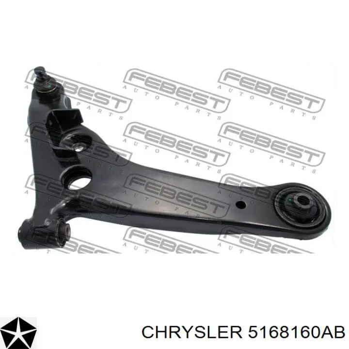 Silentblock de brazo de suspensión Chrysler 5168160AB precio, desde 10,23 EUR