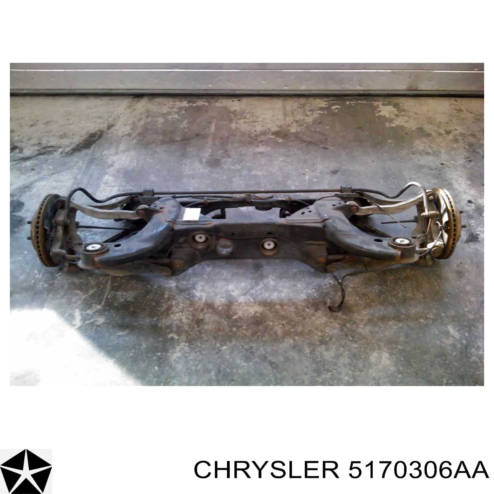 5170306AB Chrysler subchasis trasero soporte motor