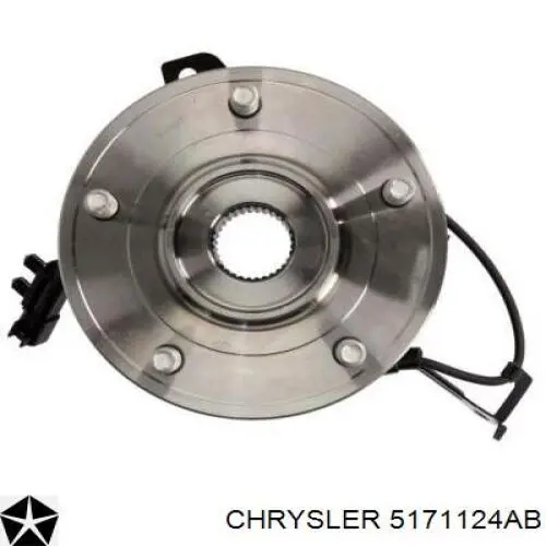Cubo de rueda trasero derecho Chrysler 5171124AB precio, desde 88,57 EUR
