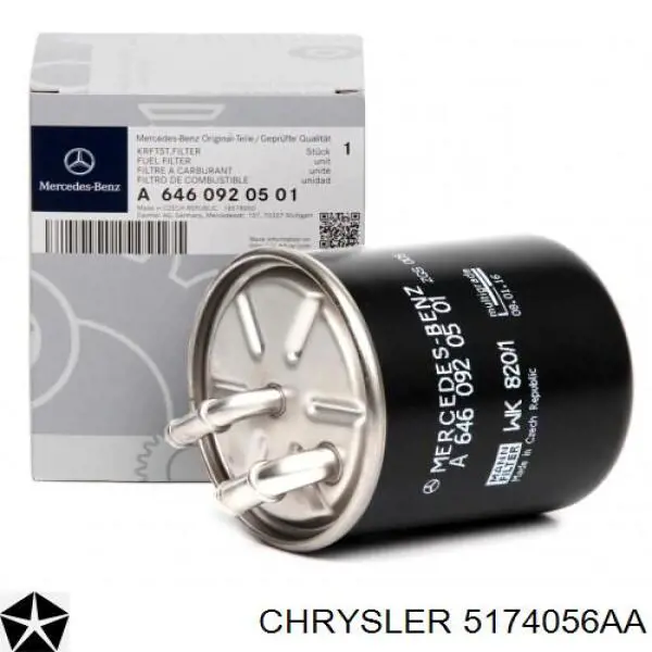 5174056AA Chrysler filtro de combustible