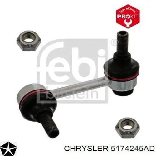 5174245AD Chrysler soporte de barra estabilizadora trasera