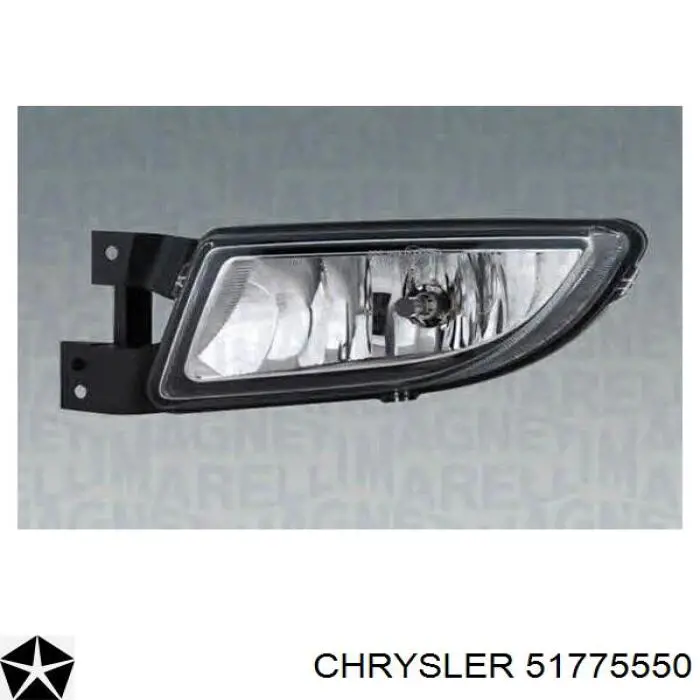 51775550 Chrysler luz antiniebla izquierdo