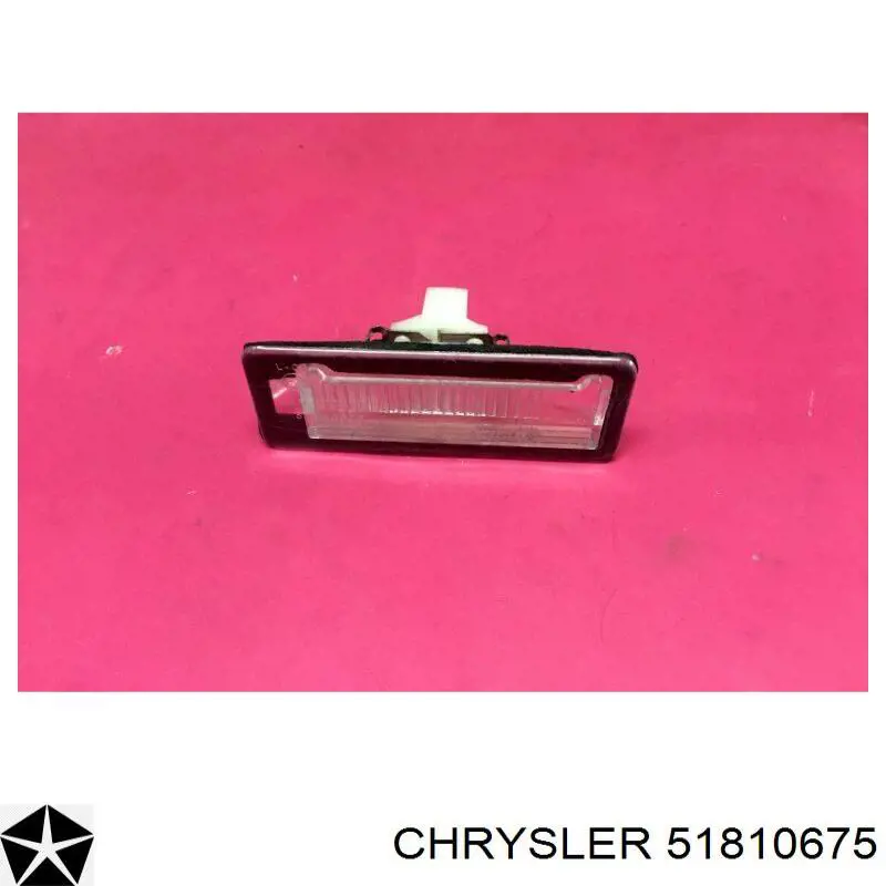 51810675 Chrysler piloto de matrícula