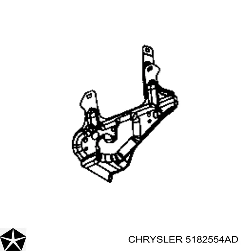 K05182554AD Fiat/Alfa/Lancia guardabarros interior, aleta delantera, derecho