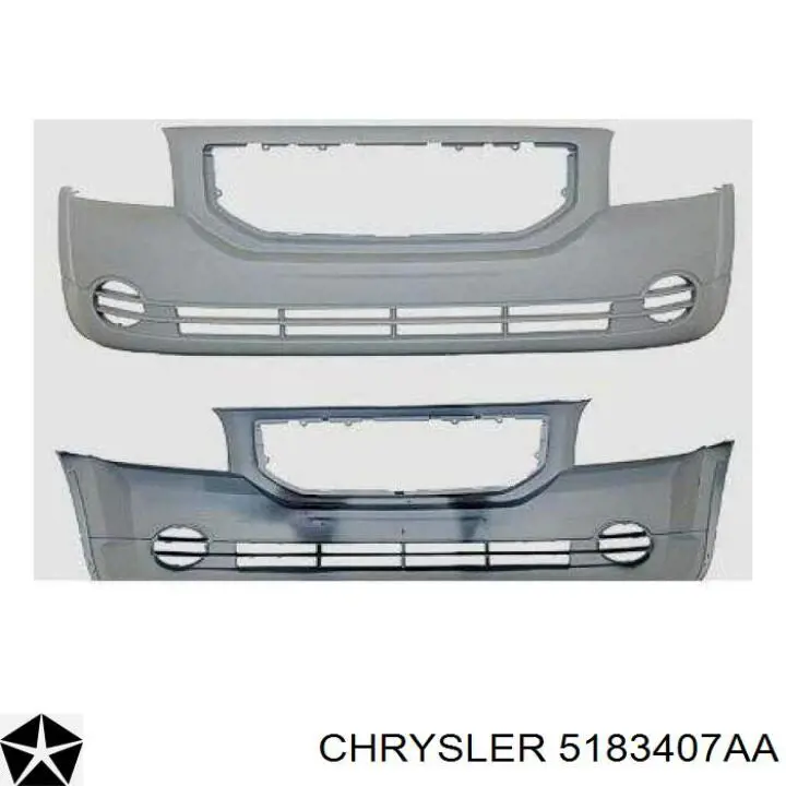 Parachoques delantero Chrysler 5183407AB precio, desde 74,39 EUR
