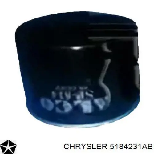 5184231AB Chrysler filtro de aceite