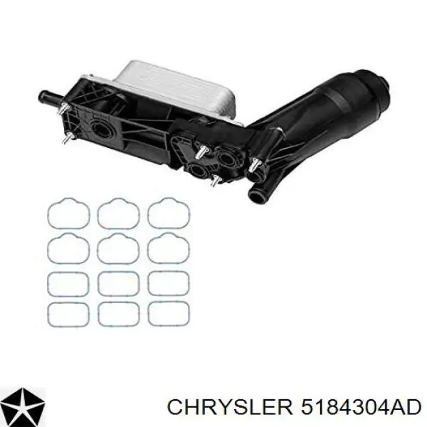 5184304AD Chrysler caja, filtro de aceite