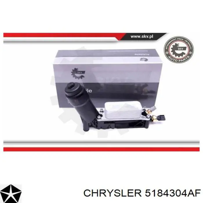 5184304AF Chrysler caja, filtro de aceite