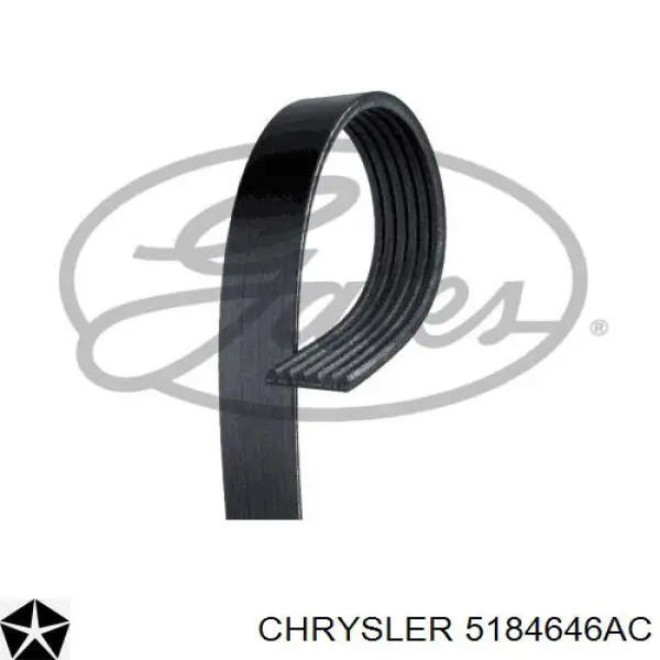 5184646AB Chrysler correa trapezoidal