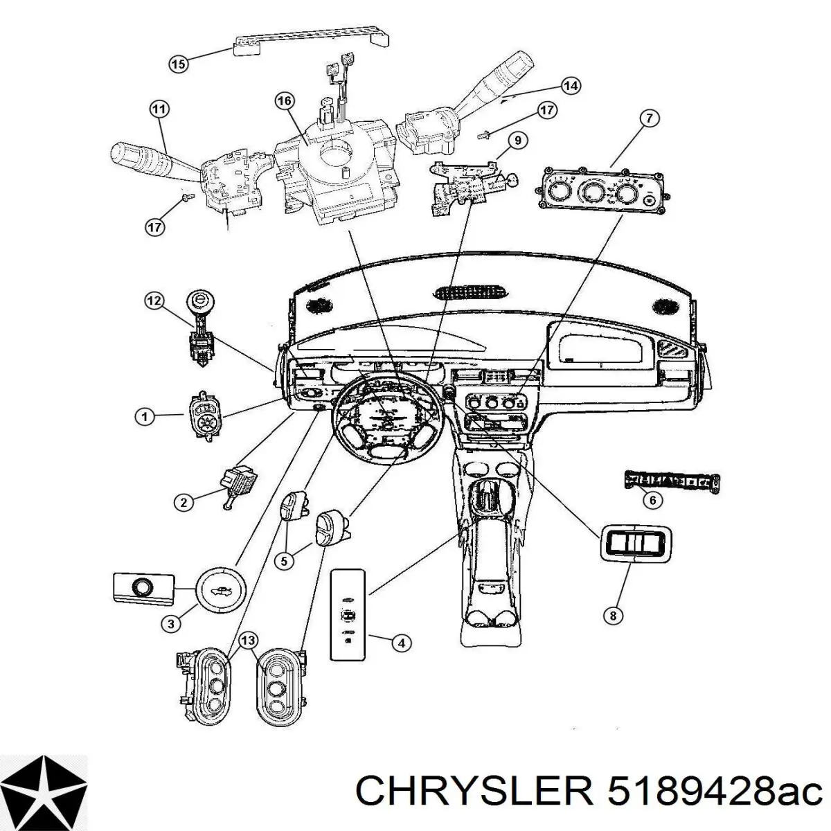 K05189428AC Fiat/Alfa/Lancia