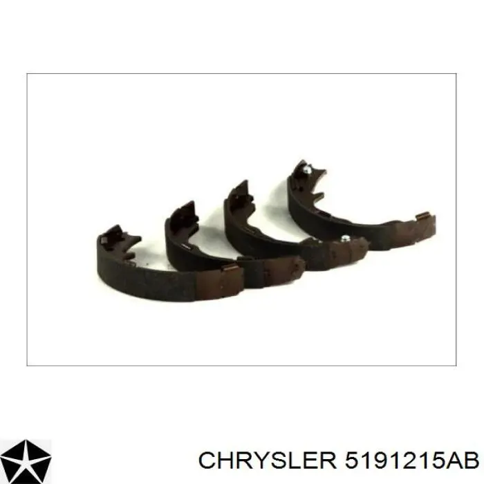 Pastillas de freno de mano Chrysler 5191215AB
