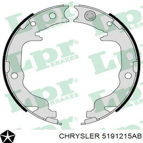 Zapatas de freno de mano Chrysler 5191215AB precio, desde 24,46 EUR