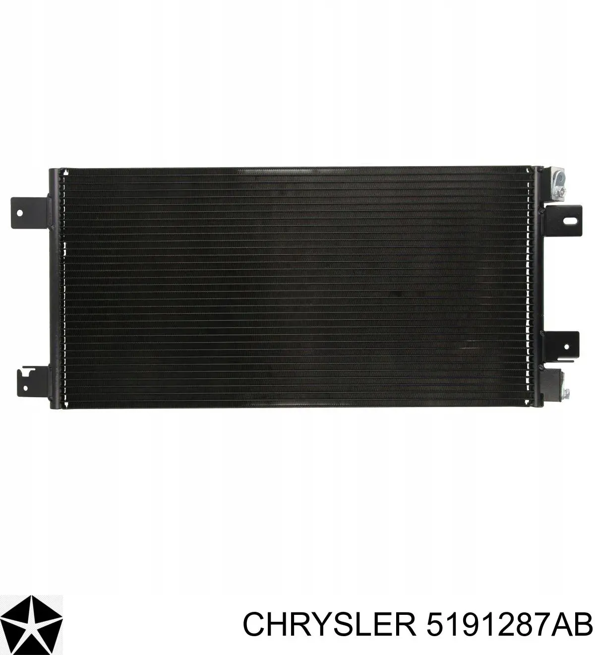 5191287AB Chrysler condensador aire acondicionado