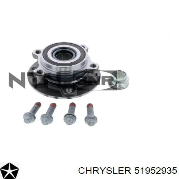 51952935 Chrysler cubo de rueda delantero