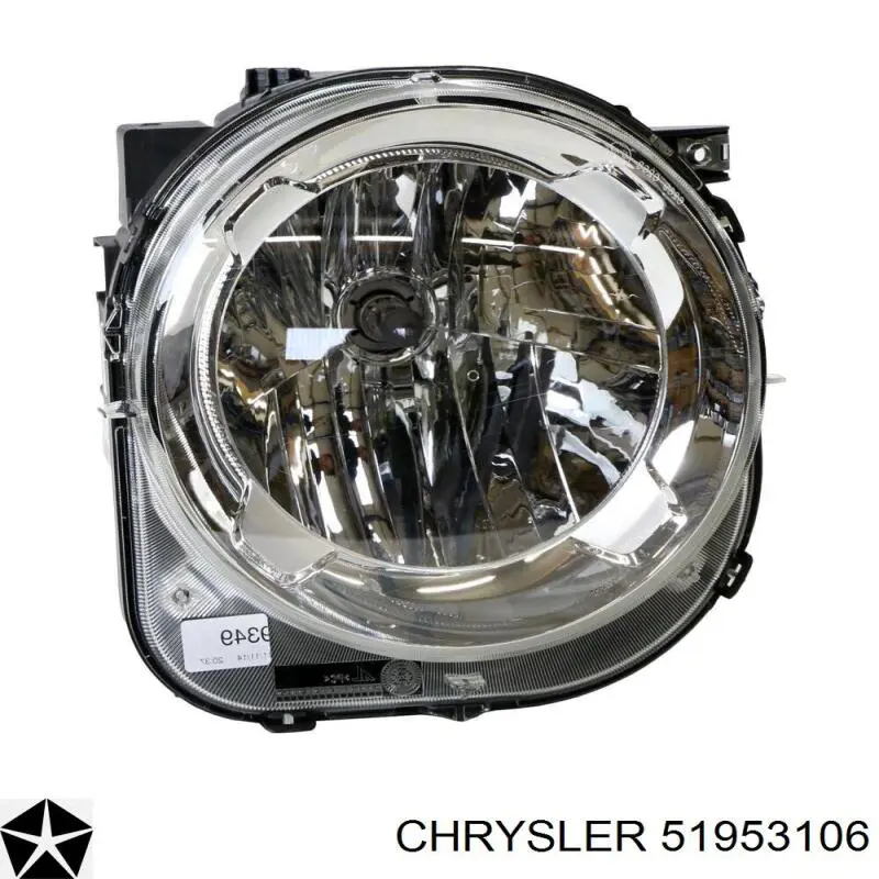 51953106 Chrysler faro derecho