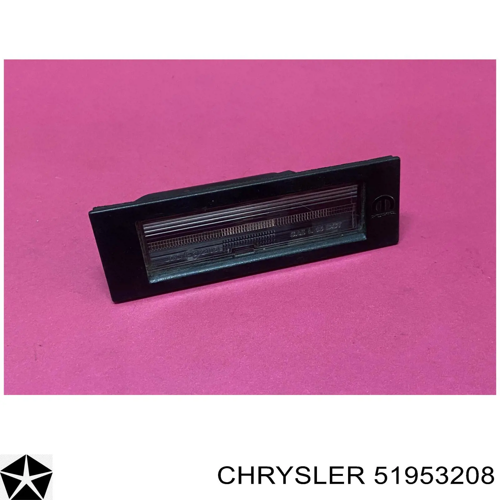 Lampara de matricula Chrysler 51953208 precio, desde 26,43 EUR