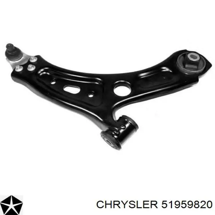 Brazo inferior derecho de la suspensión delantera Chrysler 51959820 precio, desde 56,60 EUR