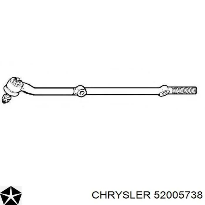 Barra de dirección derecha Chrysler 52005738 precio, desde 72,89 EUR