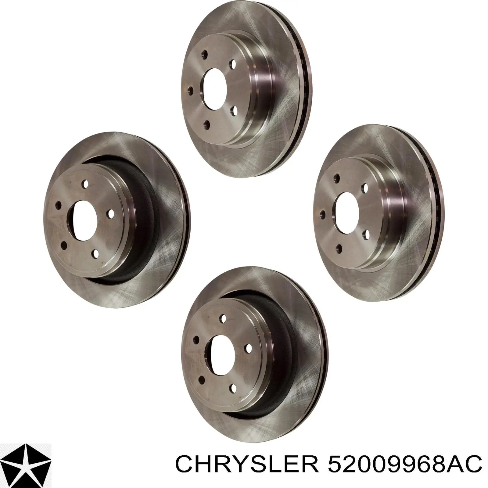 Disco de freno trasero K52009968AD Fiat/Alfa/Lancia