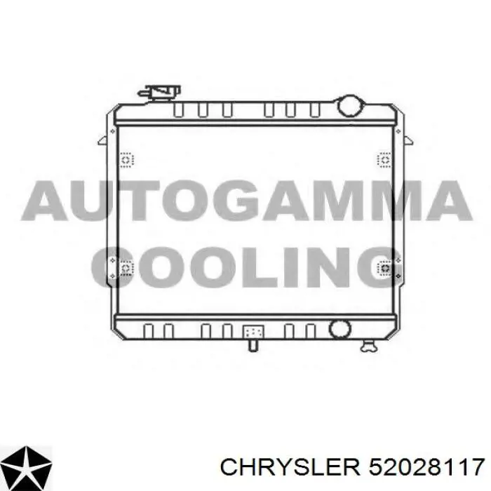 Água radiador Chrysler 52028117 precio, desde 149,56 EUR
