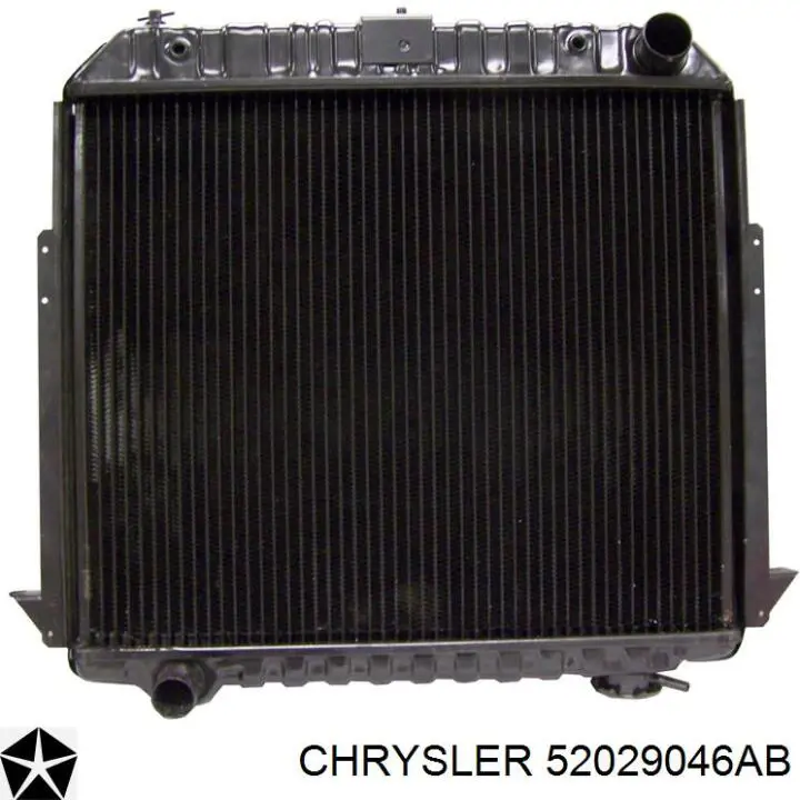 52029046 Chrysler radiador refrigeración del motor