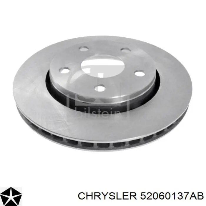 Comprar 52060137AB Chrysler Freno de disco delantero