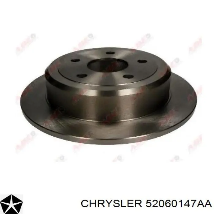 Disco de freno trasero 52060147AA Chrysler